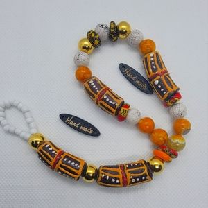 Handmade Bracelet/Ring african Beads